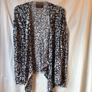 Victor Alfaro Open Front Merino Cardigan Size Small
